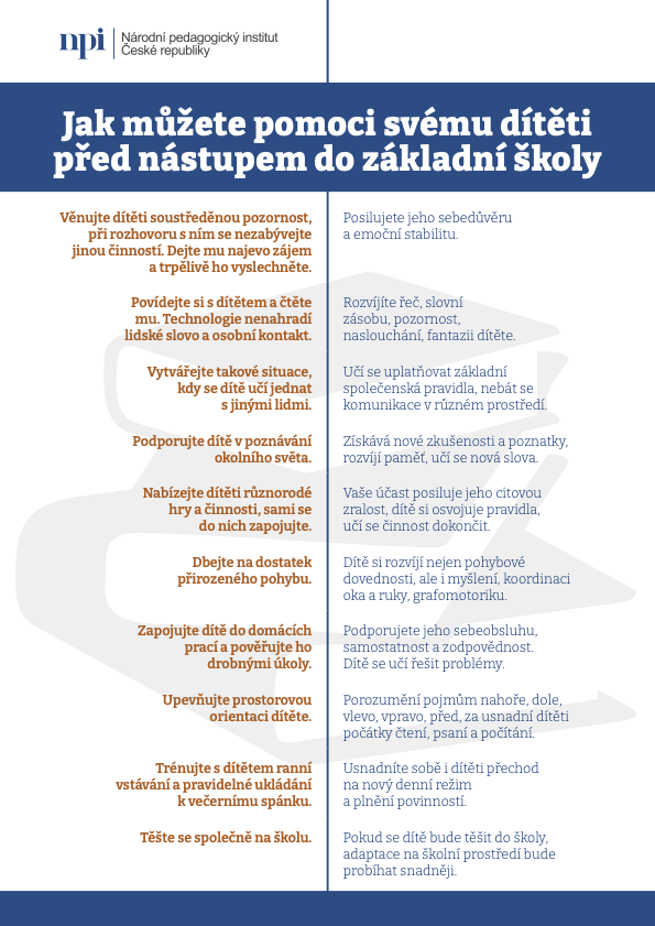 5. Podpora přechodu z MŠ do ZŠ